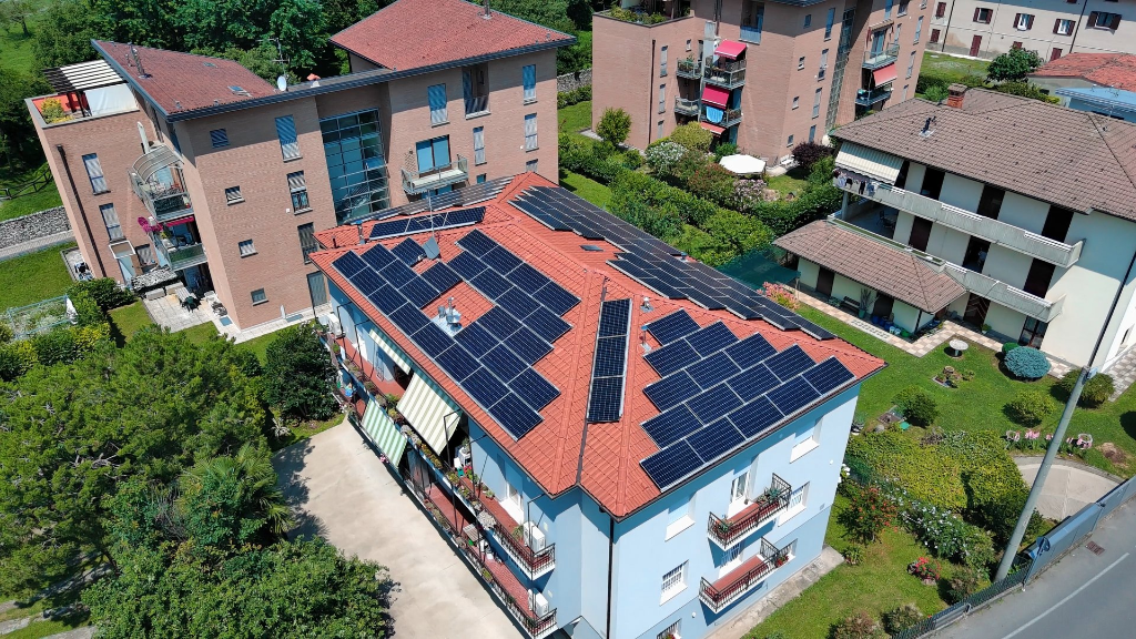 Impianto fotovoltaico condominiale SPL Energetica
